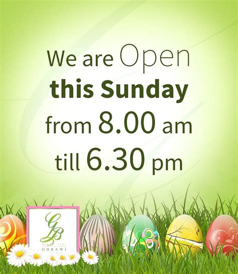 coffee shops open on easter sunday